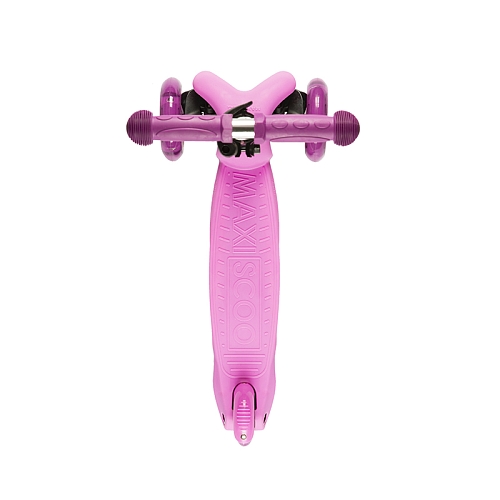 Самокат Трехколесный, со Светящимися Колесами, Розовый - MSC-B082001 Самокат Трехколесный, со Светящимися Колесами, Розовый - MSC-B082001