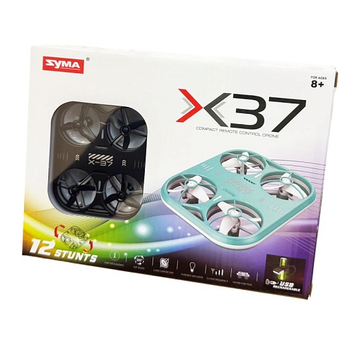 Радиоуправляемый квадрокоптер SYMA X37 - SYMA-X37-BLACK Радиоуправляемый квадрокоптер SYMA X37 - SYMA-X37-BLACK