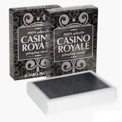 Карты для покера "Casino Royale" 100% пластик Карты для покера "Casino Royale" 100% пластик