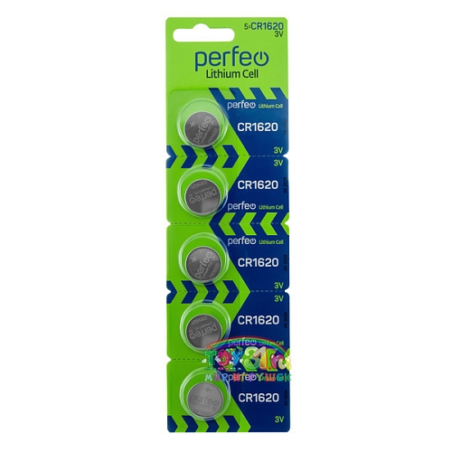 Perfeo Cr1620/5bl Lithium Cell Perfeo Cr1620/5bl Lithium Cell