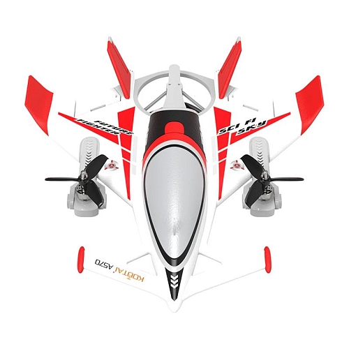 Радиоуправляемый самолет дрон SCI Fi Sky VTOL 3D6G 8ch - QIDI-570-RED Радиоуправляемый самолет дрон SCI Fi Sky VTOL 3D6G 8ch - QIDI-570-RED