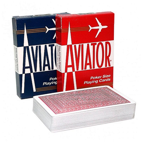 Карты "Aviator Standard Index red/blue" Карты "Aviator Standard Index red/blue"