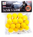 Пульки мягкие "BlazeStorm" 20 штук EVA - ZC05 Пульки мягкие "BlazeStorm" 20 штук EVA - ZC05