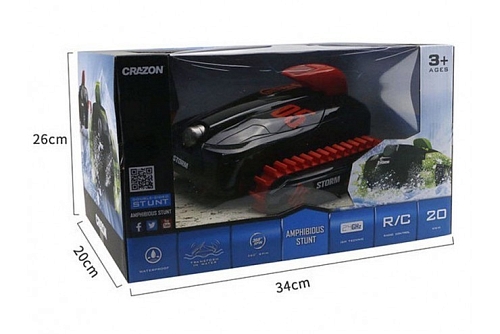 Радиоуправляемый гусеничный вездеход-амфибия Crazon - CR-18SL02B-RED Радиоуправляемый гусеничный вездеход-амфибия Crazon - CR-18SL02B-RED