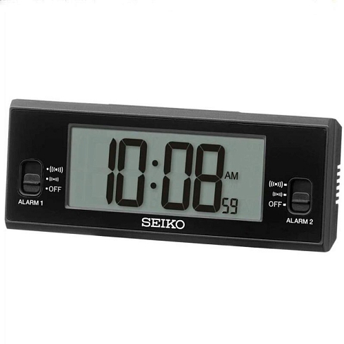 Настольные часы-будильник QHL093K с термометром и гигрометром Настольные часы-будильник QHL093K с термометром и гигрометром