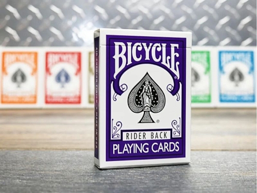 Карты "Bicycle rider back standard poker playing cards Violet back" Карты "Bicycle rider back standard poker playing cards Violet back"