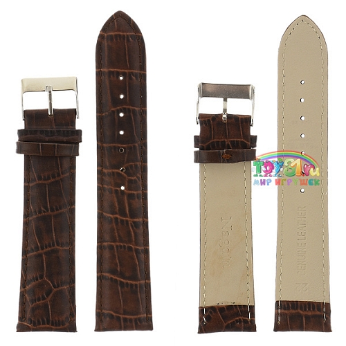 Nagata 22 Мм Кор Croco С Серебряной Застёжкой Nagata 22 Мм Кор Croco С Серебряной Застёжкой