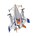 Радиоуправляемый самолет дрон SCI Fi Sky VTOL 3D6G 8ch - QIDI-570-BLUE Радиоуправляемый самолет дрон SCI Fi Sky VTOL 3D6G 8ch - QIDI-570-BLUE