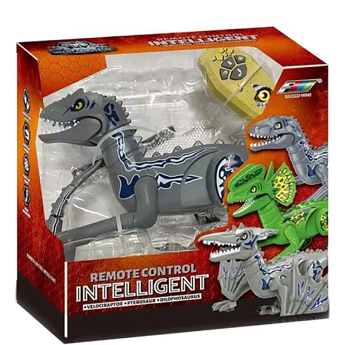 Радиоуправляемый динозавр Велоцираптор (свет, звук, АКБ) - K40-2A Радиоуправляемый динозавр Велоцираптор (свет, звук, АКБ) - K40-2A