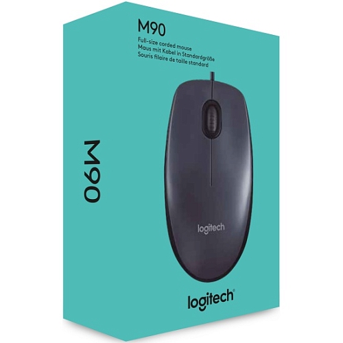 Проводная мышь Logitech M90 Black - 910-001970 Проводная мышь Logitech M90 Black - 910-001970