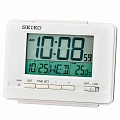 Кварцевый цифровой будильник SEIKO QHL078W с термометром и календарем Кварцевый цифровой будильник SEIKO QHL078W с термометром и календарем