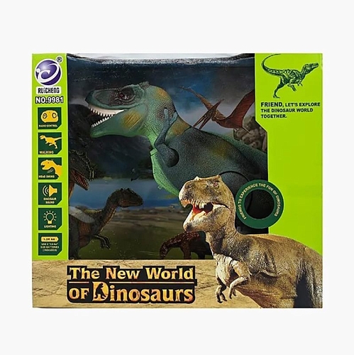 Радиоуправляемый динозавр T-Rex RuiCheng (зеленый, звук, свет) - RUI-9981-GREEN Радиоуправляемый динозавр T-Rex RuiCheng (зеленый, звук, свет) - RUI-9981-GREEN