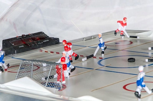 Хоккей «Bubble Hockey» (серебристо-черный) Хоккей «Bubble Hockey» (серебристо-черный)